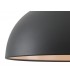 Dome Ceiling Pendant, 1 x E27, Sand Black, Satin Nickel - 9