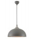 Dome Ceiling Pendant, 1 x E27, Sand Grey, Satin Nickel - 1