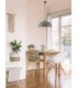 Dome Ceiling Pendant, 1 x E27, Sand Grey, Satin Nickel - 3