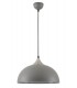 Dome Ceiling Pendant, 1 x E27, Sand Grey, Satin Nickel - 4