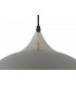 Dome Ceiling Pendant, 1 x E27, Sand Grey, Satin Nickel - 7