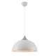 Dome Ceiling Pendant, 1 x E27, Sand White, Satin Nickel - 1