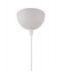 Dome Ceiling Pendant, 1 x E27, Sand White, Satin Nickel - 5