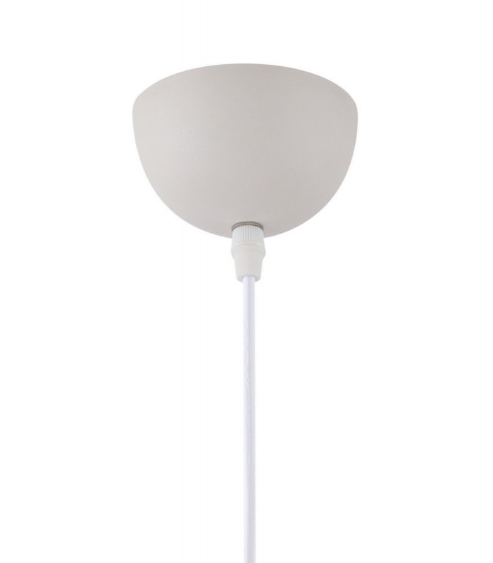Dome Ceiling Pendant, 1 x E27, Sand White, Satin Nickel - 5