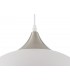 Dome Ceiling Pendant, 1 x E27, Sand White, Satin Nickel - 7