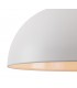 Dome Ceiling Pendant, 1 x E27, Sand White, Satin Nickel - 9