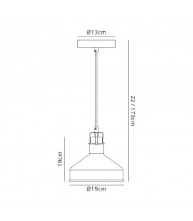 Small Ceiling Dome Pendant, 1 x E27, Sand White, Satin Nickel, White - 2