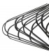 Caged Ceiling Pendant, 1 x E27, Matt Black - 10