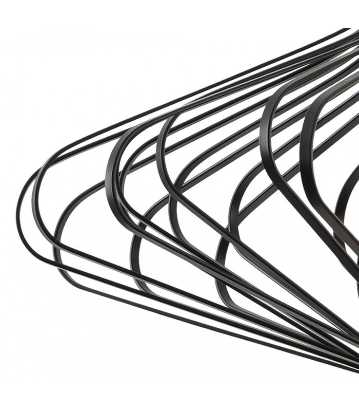 Caged Ceiling Pendant, 1 x E27, Matt Black - 10