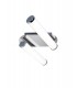 Ceiling Lamp, 2 x 9W LED, 4000K, 1153lm, IP44, Polished Chrome - 1