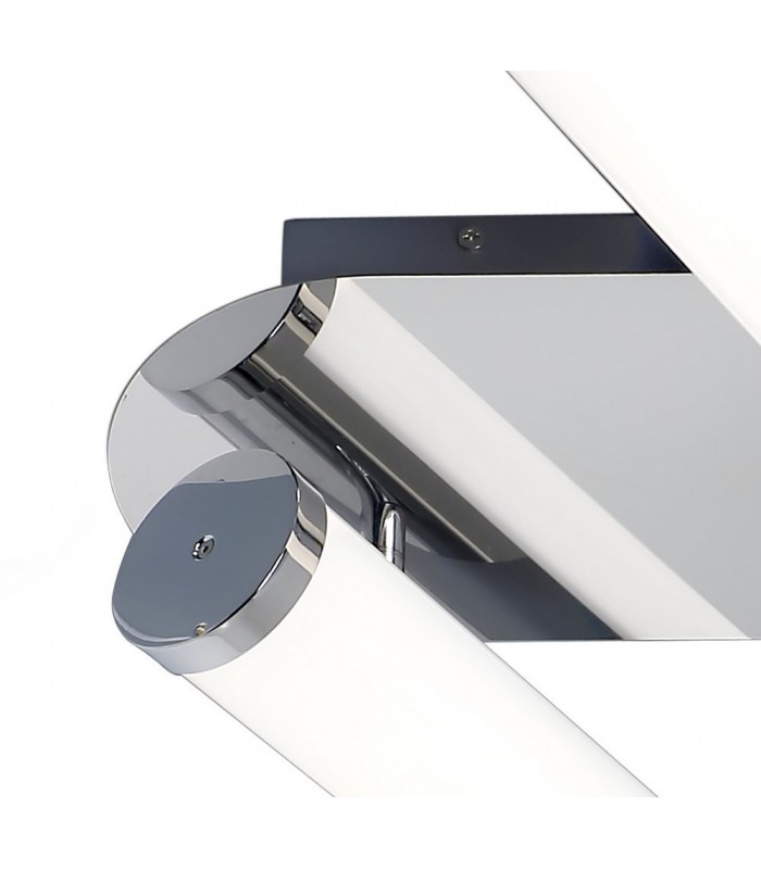 Ceiling Lamp, 2 x 9W LED, 4000K, 1153lm, IP44, Polished Chrome - 7
