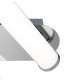Ceiling Lamp, 2 x 9W LED, 4000K, 1153lm, IP44, Polished Chrome - 8
