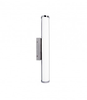Bathroom Wall Lamp Large, 1 x 12W LED, 4000K, 848lm, IP44, Polished Chrome - 1