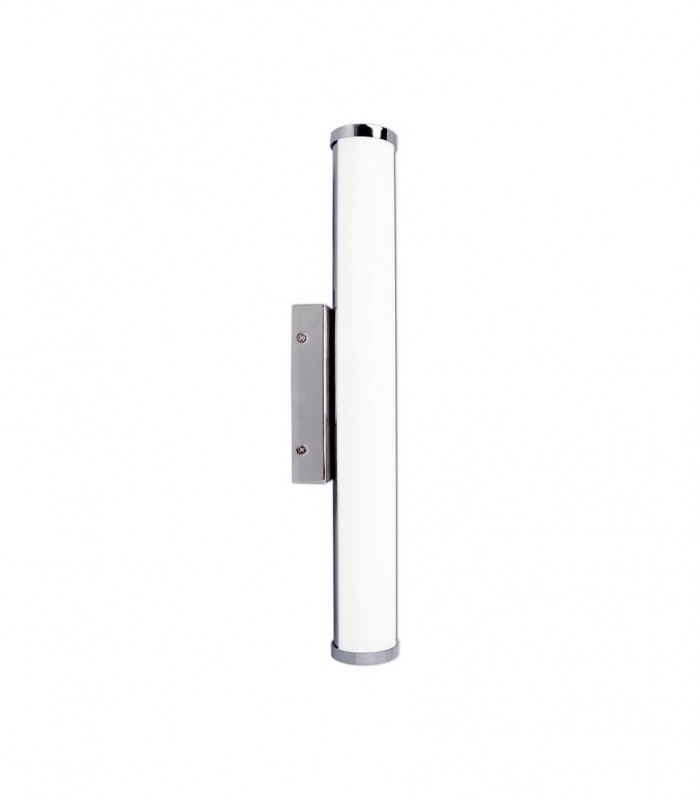 Bathroom Wall Lamp Large, 1 x 12W LED, 4000K, 848lm, IP44, Polished Chrome - 1
