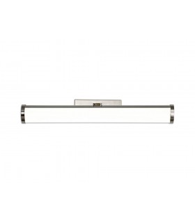 Bathroom Wall Lamp Over Mirror, 1 x 12W LED, 4000K, 795lm, IP44, Polished Chrome - 1