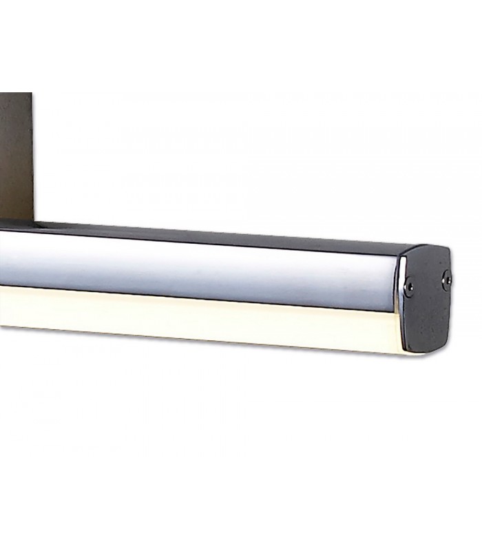 Bathroom Wall Lamp Small Adjustable, 1 x 6W LED, 4000K, 612lm, IP44, Polished Chrome - 3
