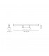 Bathroom Wall Lamp Medium Adjustable, 1 x 12W LED, 4000K, 1192lm, IP44, Polished Chrome - 2