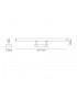 Bathroom Wall Lamp Large Adjustable, 1 x 18W LED, 4000K, 1784lm, IP44, Polished Chrome - 2