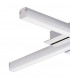 4 Light Ceiling, 4 x 6W LED, 4000K, 2210lm, IP44, Polished Chrome - 4