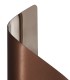 Wall Lamp Small, 1 x 8W LED, 3000K, 640lm, Satin Brown, Polished Chrome - 3