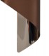 Wall Lamp Small, 1 x 8W LED, 3000K, 640lm, Satin Brown, Polished Chrome - 4