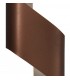 Wall Lamp Small, 1 x 8W LED, 3000K, 640lm, Satin Brown, Polished Chrome - 5