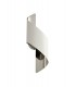 Wall Lamp Small, 1 x 8W LED, 3000K, 640lm, White, Polished Chrome - 3