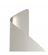 Wall Lamp Small, 1 x 8W LED, 3000K, 640lm, White, Polished Chrome - 4