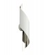 Wall Lamp Large, 1 x 8W LED, 3000K, 640lm, White, Polished Chrome - 3