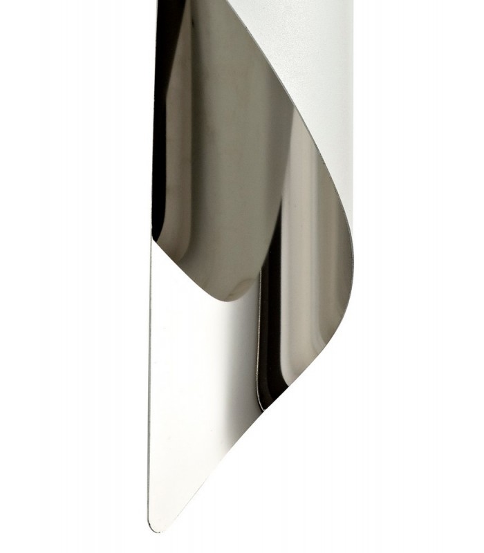 Wall Lamp Large, 1 x 8W LED, 3000K, 640lm, White, Polished Chrome - 5