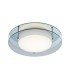 Flush Ceiling, 1 x 18W LED, 3000K, 1620lm, IP44, Smoked, Mirror - 1