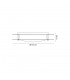 Flush Ceiling, 1 x 18W LED, 3000K, 1620lm, IP44, Smoked, Mirror - 2