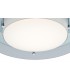 Flush Ceiling, 1 x 18W LED, 3000K, 1620lm, IP44, Smoked, Mirror - 4