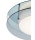 Flush Ceiling, 1 x 18W LED, 3000K, 1620lm, IP44, Smoked, Mirror - 5