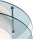 Flush Ceiling, 1 x 18W LED, 3000K, 1620lm, IP44, Smoked, Mirror - 6