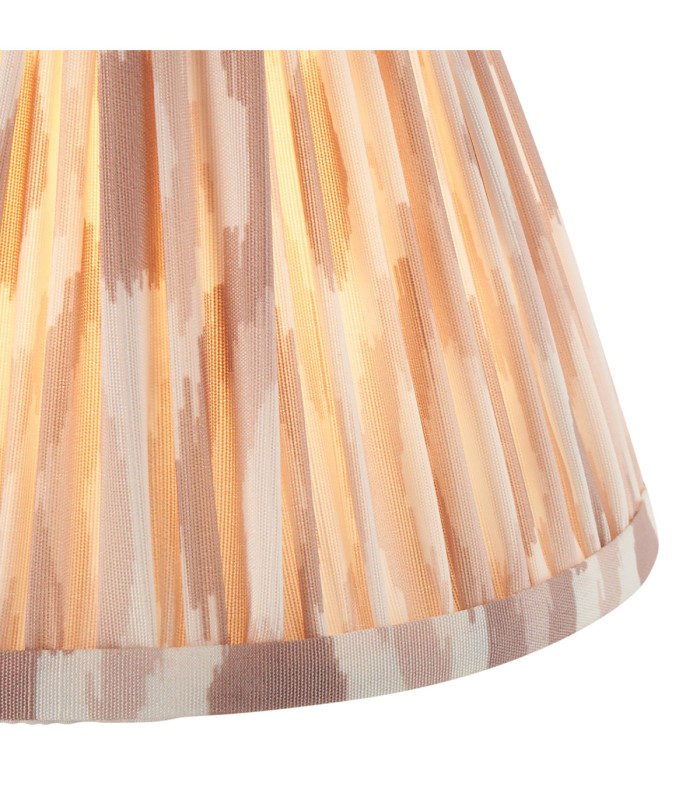 Anvil Angle & Ikat 16cm Wall Lamp Antique Brass Neutral Print-7