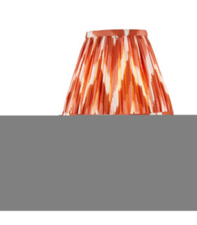 Anvil Angle & Zigzag 16cm Wall Lamp Antique Brass Apricot Orange-1