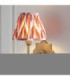 Anvil Angle & Zigzag 16cm Wall Lamp Antique Brass Apricot Orange-2