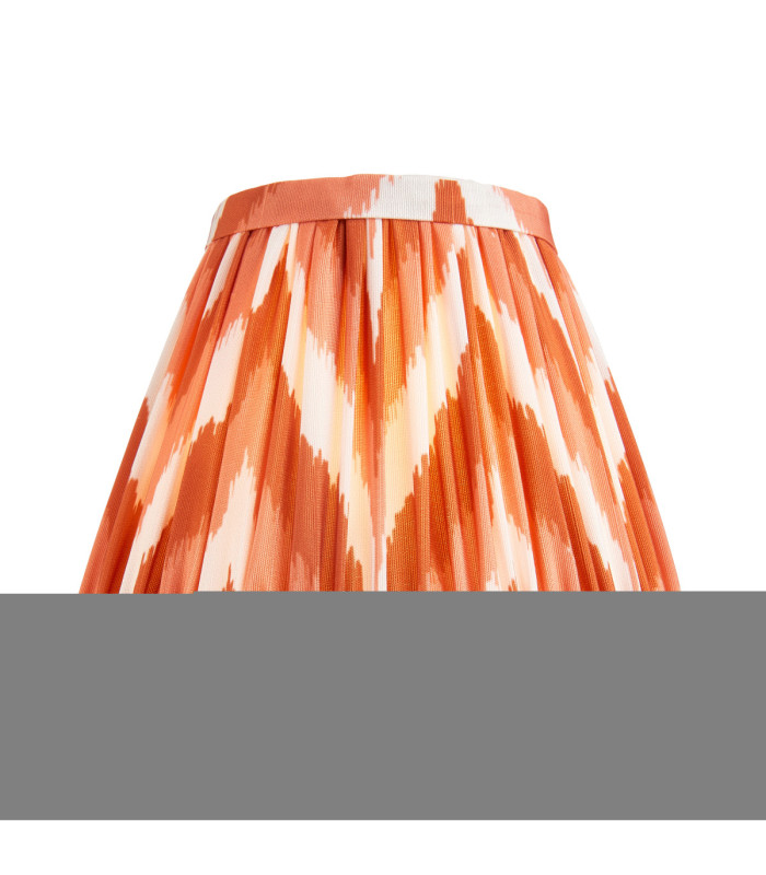 Anvil Angle & Zigzag 16cm Wall Lamp Antique Brass Apricot Orange-8