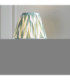 Anvil Angle & Zigzag 16cm Wall Lamp Antique Brass Cotswold Green-2