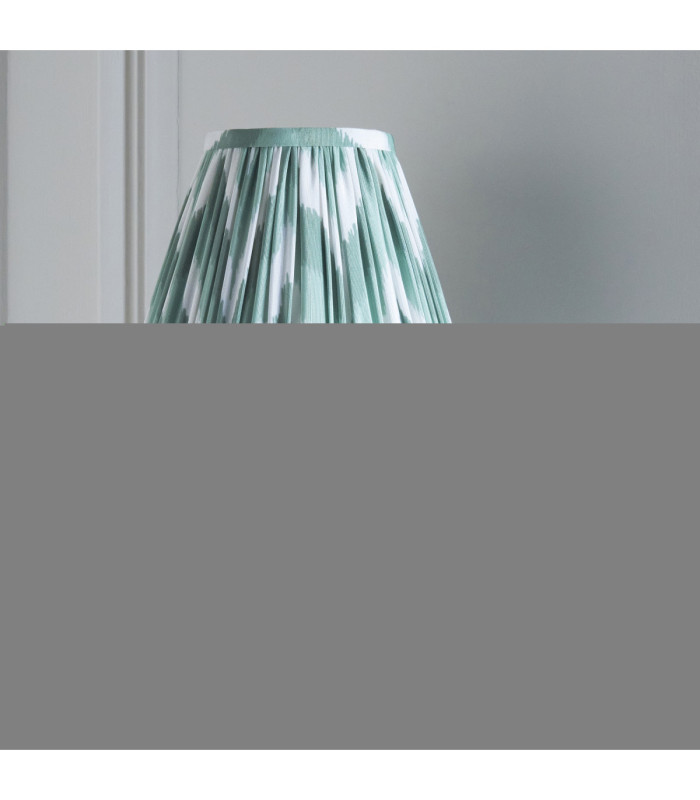 Anvil Angle & Zigzag 16cm Wall Lamp Antique Brass Cotswold Green-5