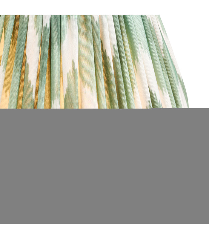 Anvil Angle & Zigzag 16cm Wall Lamp Antique Brass Cotswold Green-7