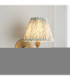 Ripple Curve & Leaf 16cm Wall Lamp Antique Brass Herb Garden Green-4