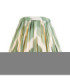 Ripple Curve & Zigzag 16cm Wall Lamp Antique Brass Cotswold Green-8