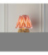 Ripple Curve & Zigzag 16cm Wall Lamp Antique Brass Apricot Orange-3