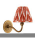Ripple Curve & Zigzag 16cm Wall Lamp Antique Brass Apricot Orange-9