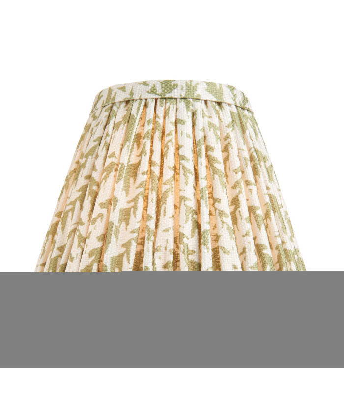 Diamond Tall & Leaf 16cm Wall Lamp Antique Brass Herb Garden Green-8