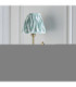 Diamond Tall & Zigzag 16cm Wall Lamp Antique Brass Cotswold Green-5