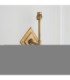 Diamond Tall & Zigzag 16cm Wall Lamp Antique Brass Cotswold Green-6