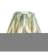 Diamond Tall & Zigzag 16cm Wall Lamp Antique Brass Cotswold Green-8